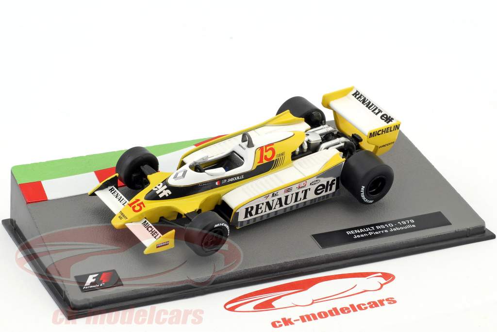 Jean-Pierre Jabouille Renault RS01 #15 formula 1 1979 1:43 Altaya