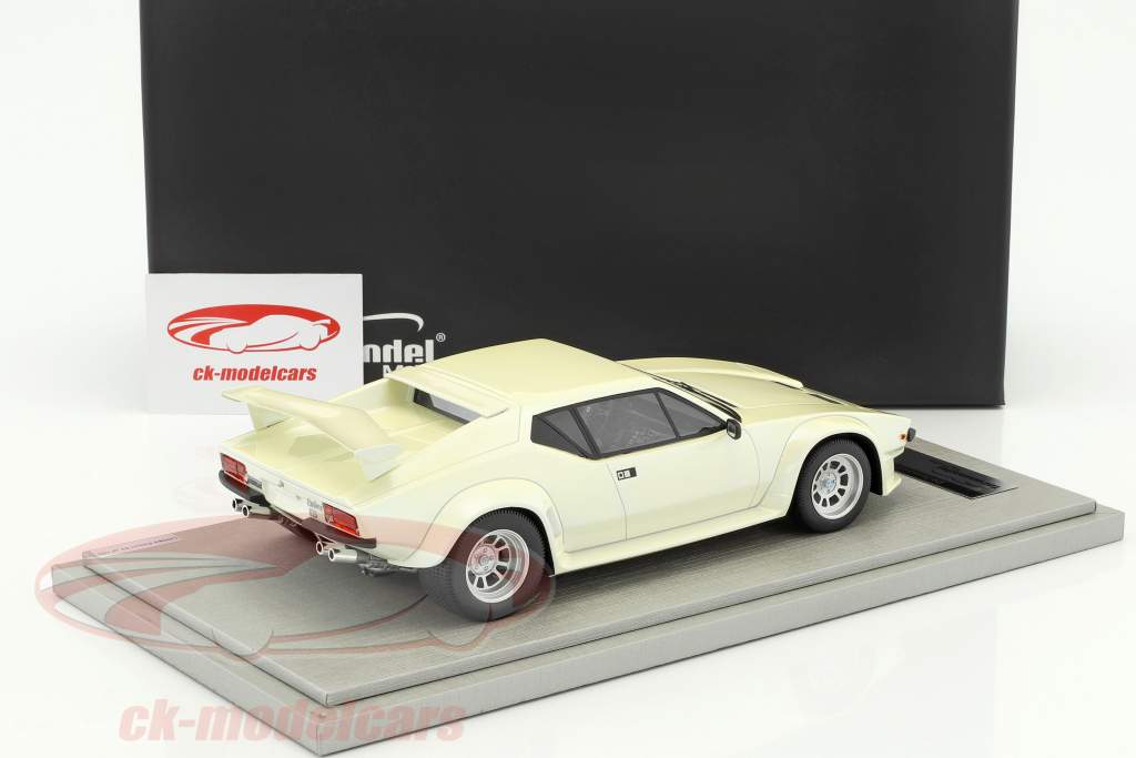 De Tomaso Pantera GT5 建造年份 1982 珍珠 白 1:18 Tecnomodel