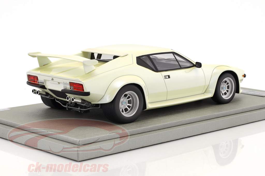 De Tomaso Pantera GT5 année de construction 1982 perle blanc 1:18 Tecnomodel