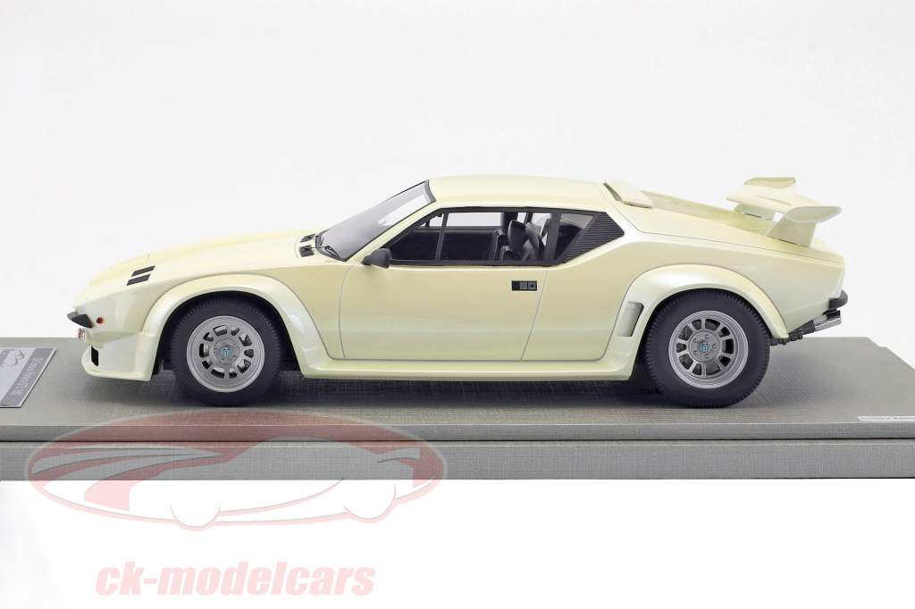De Tomaso Pantera GT5 anno di costruzione 1982 perla bianco 1:18 Tecnomodel