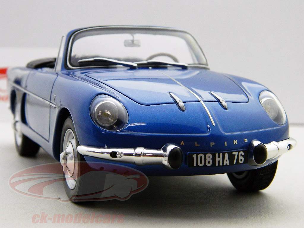 Alpine A108 Cabriolet blu metallizzato / blu metallizzato 1:18 Otto mobile