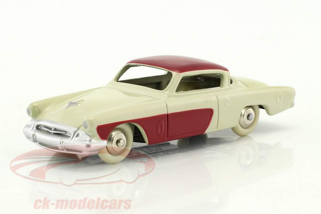 Studebaker Commander 白 / ボルドー 赤 1:43 Dinky Toys