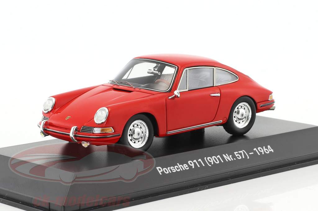 Porsche 901 Baujahr 1964 rot 1:43 Spark