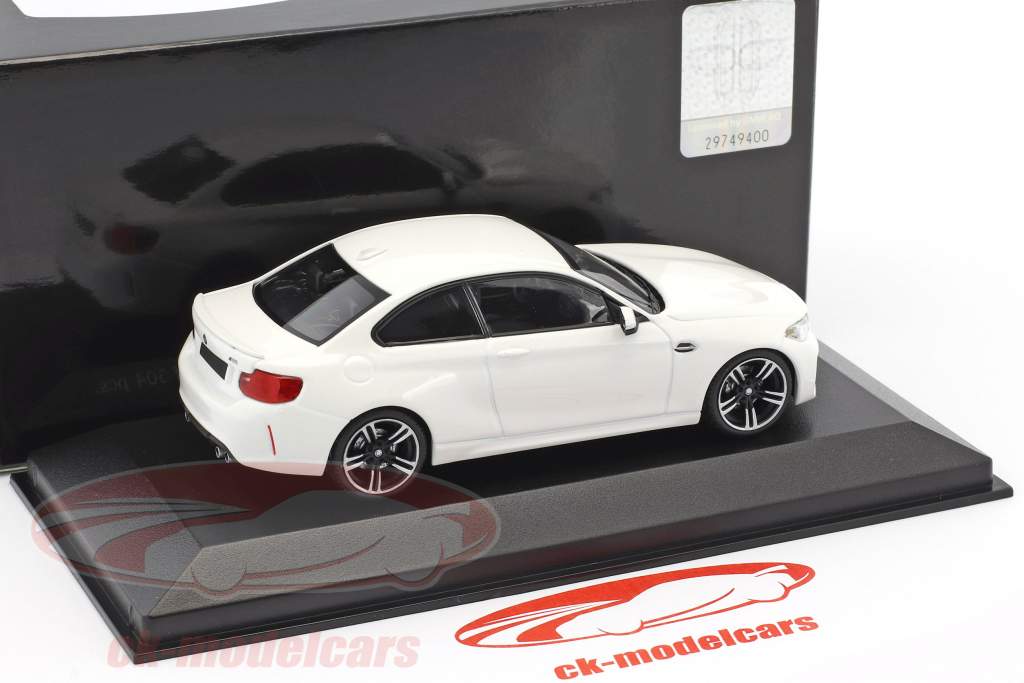BMW M2 Coupe année 2016 blanc 1:43 Minichamps