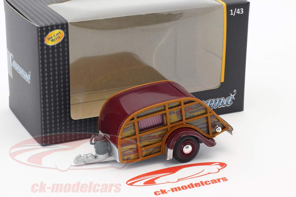 キャラバン 木の光学系 / 褐色 1:43 Cararama