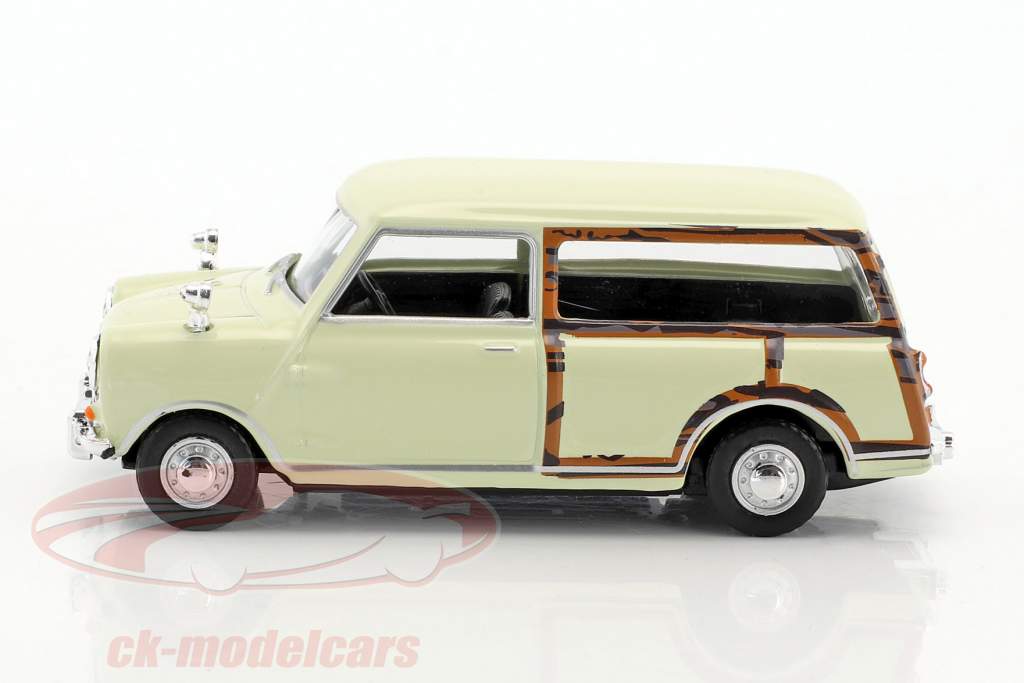 Mini Traveller Van cremeweiß / holzoptik 1:43 Cararama