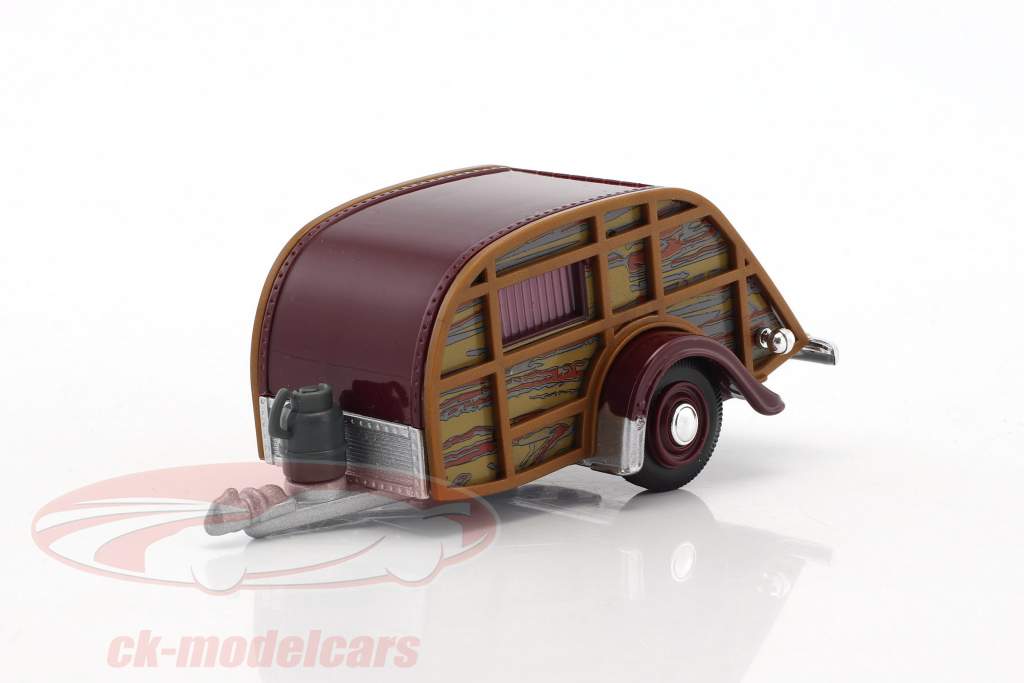 キャラバン 木の光学系 / 褐色 1:43 Cararama