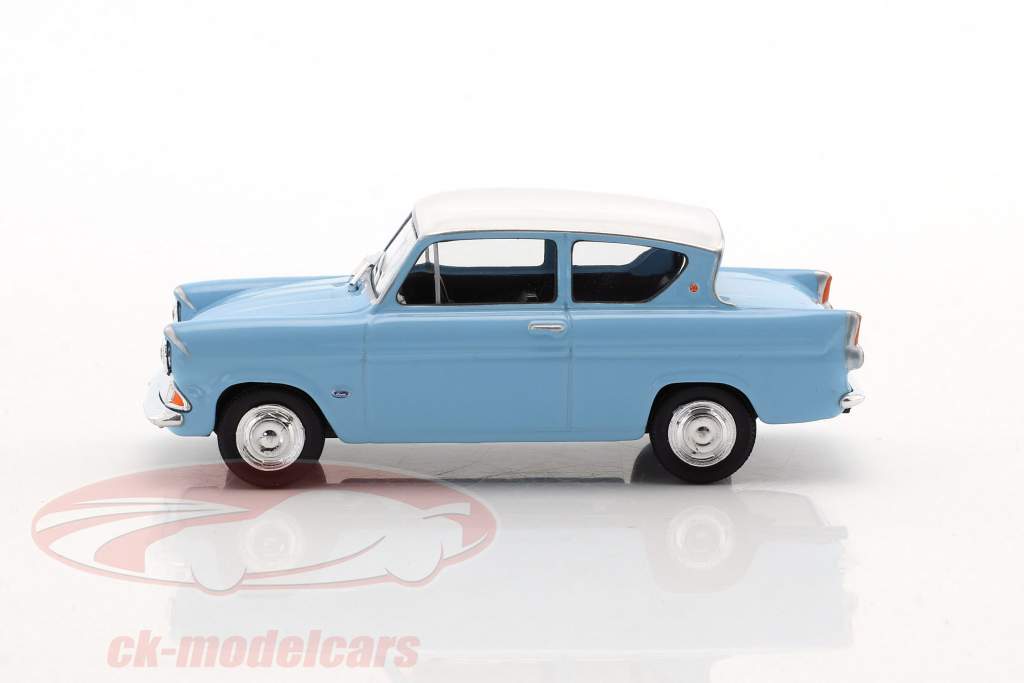 Ford Anglia MKI ライトブルー / 白 1:43 Cararama