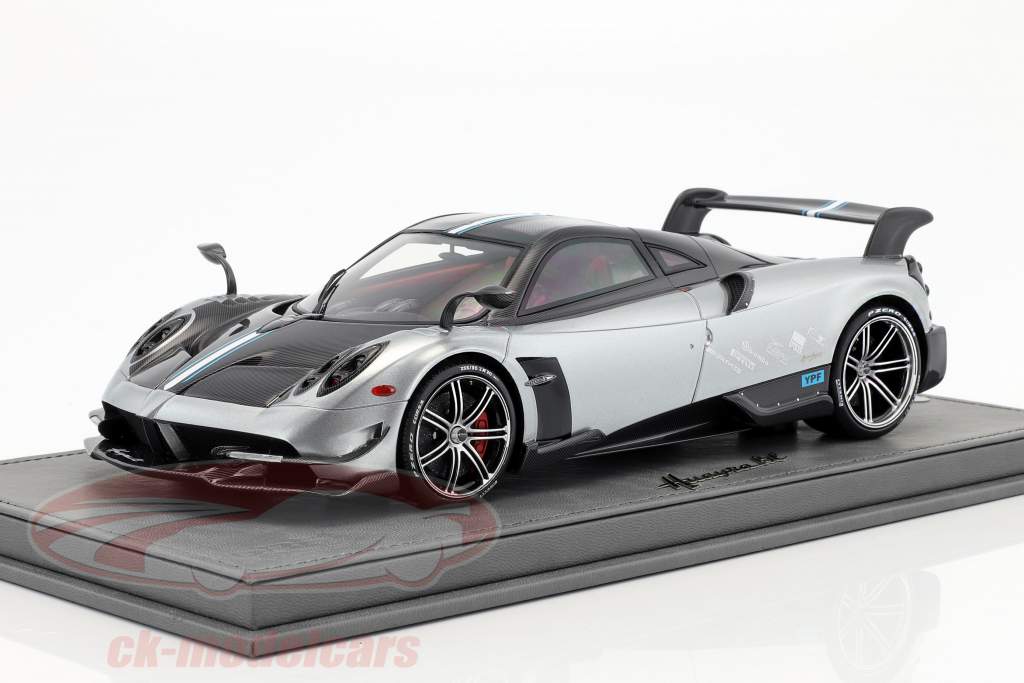 Pagani Huayra BC Press version 2016 silver / black 1:18 BBR
