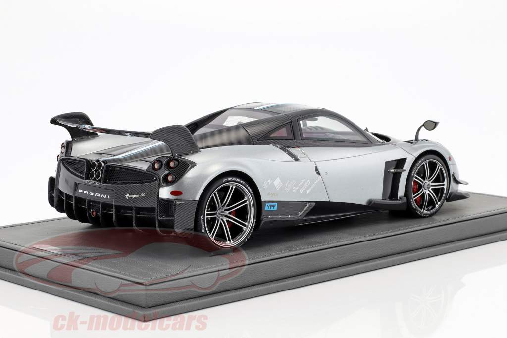 Pagani Huayra BC Press version 2016 silver / black 1:18 BBR