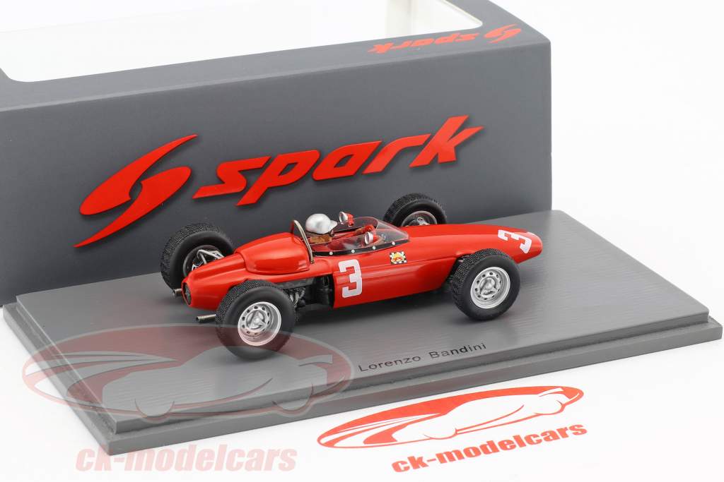 Lorenzo Bandini BRM P57 #3 5 britannique GP formule 1 1963 1:43 Spark