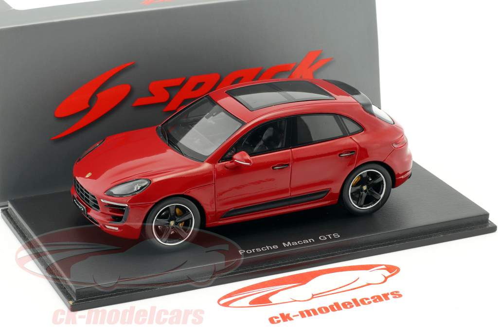 Porsche Macan GTS année de construction 2017 rouge 1:43 Spark