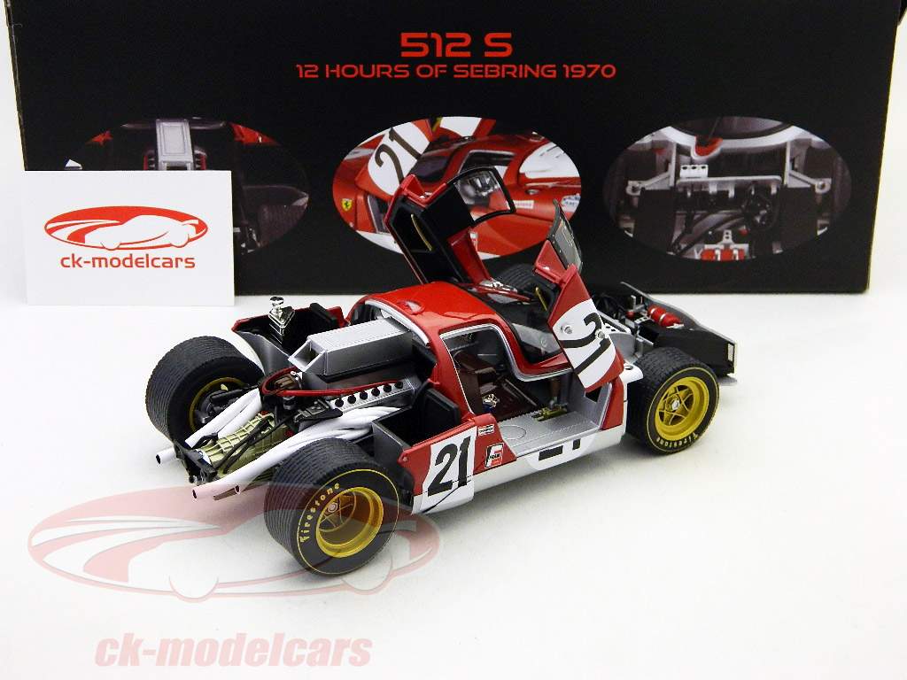HotWheels Elite 1:18 Ferrari 512S #21 Winner 12h Sebring