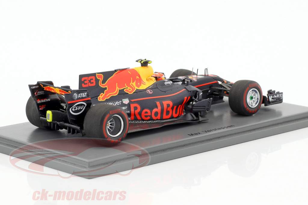 Max Verstappen Red Bull RB13 #33 Winner Malaysian GP formula 1 2017 1:43 Spark