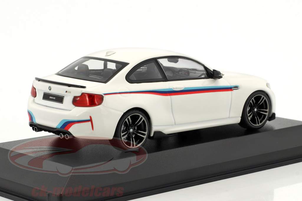 BMW M2 coupé présentation année de construction 2016 blanc 1:43 Minichamps
