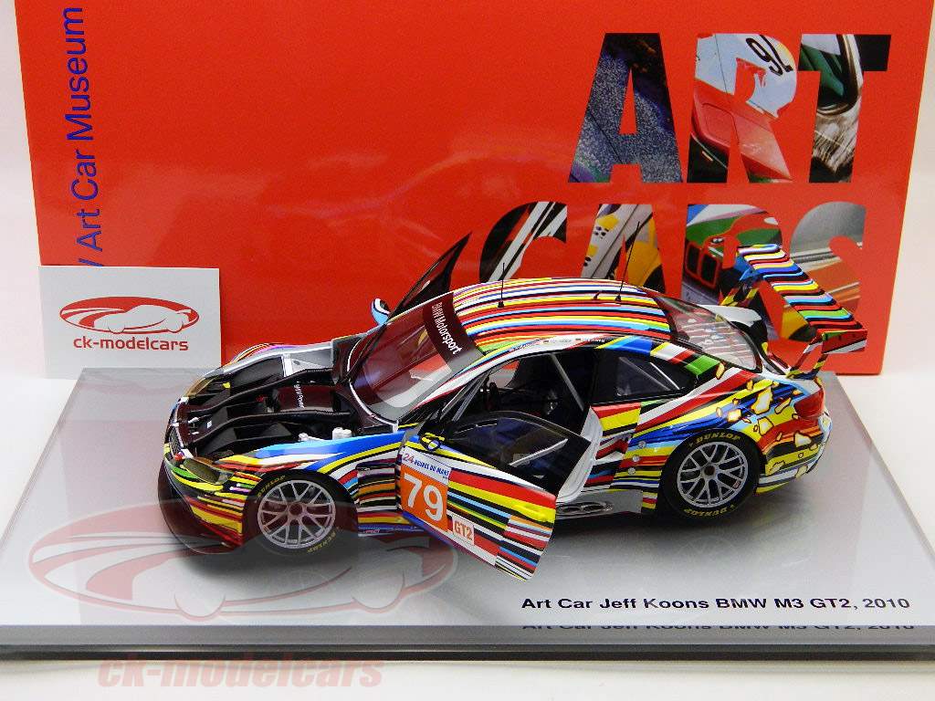 Minichamps 1:18 BMW M3 GT2 Jeff Koons BMW Art Car