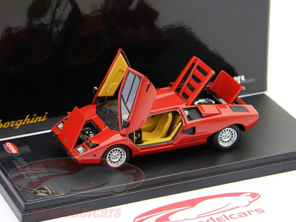 Lamborghini Countach LP400 rosso / blu 1:43 Kyosho / MR Collection