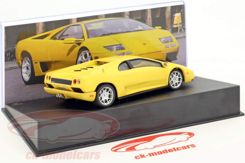 Lamborghini Diablo VT 建造年份 2000 黄 1:43 Leo Models