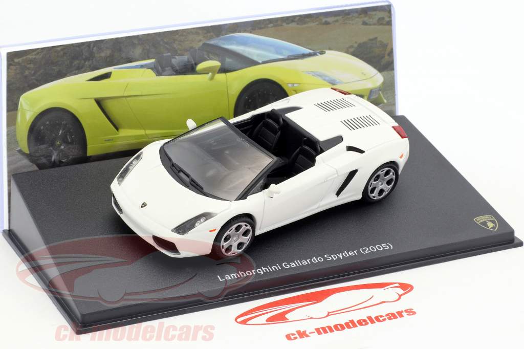 Lamborghini Gallardo Spyder Год постройки 2005 белый 1:43 Leo Models