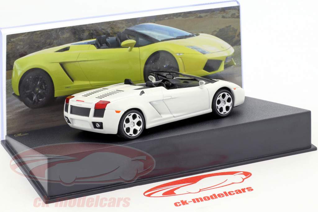 Lamborghini Gallardo Spyder Год постройки 2005 белый 1:43 Leo Models
