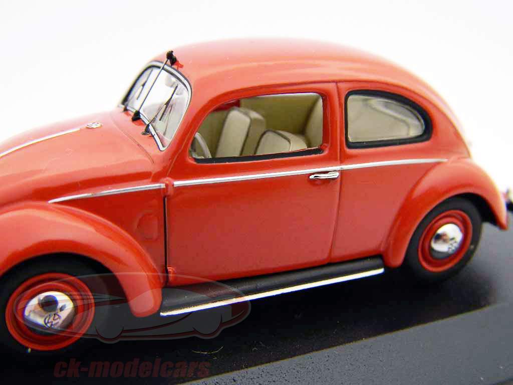 VW 1200 Beetle Dortmund rosso fuoco / rosso Minichamps 1:43