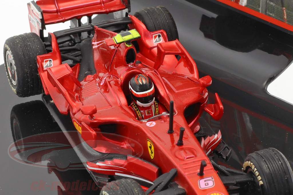 2-Car Set Ferrari F2007 Räikkönen #6 & Massa #5 Constructor's Champions F1 2007 1:43 HotWheels
