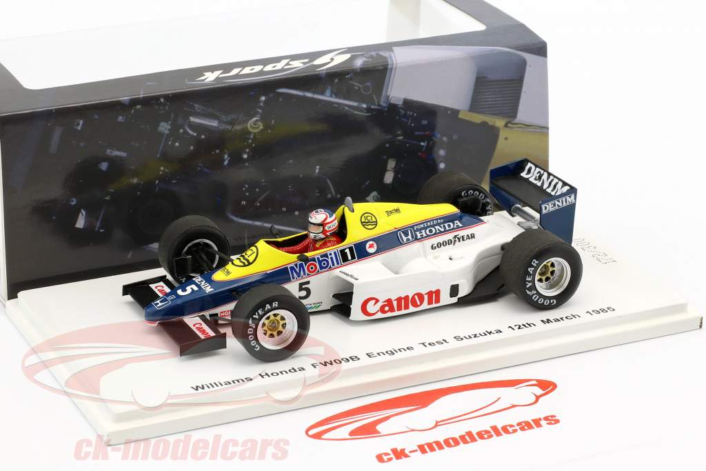 Spark 1:43 Nigel Mansell Williams Honda FW09B #5 march