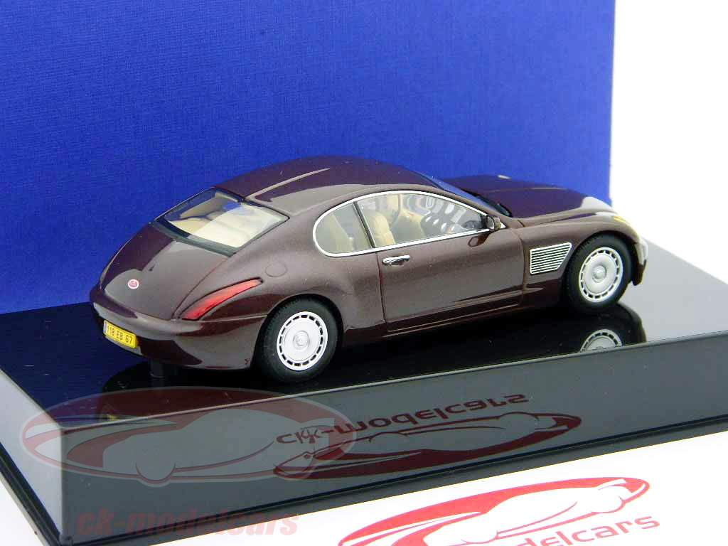 Bugatti EB 118 Autosalon Genf 2000 dunkelrot / darkred metallic 1:43 AutoArt