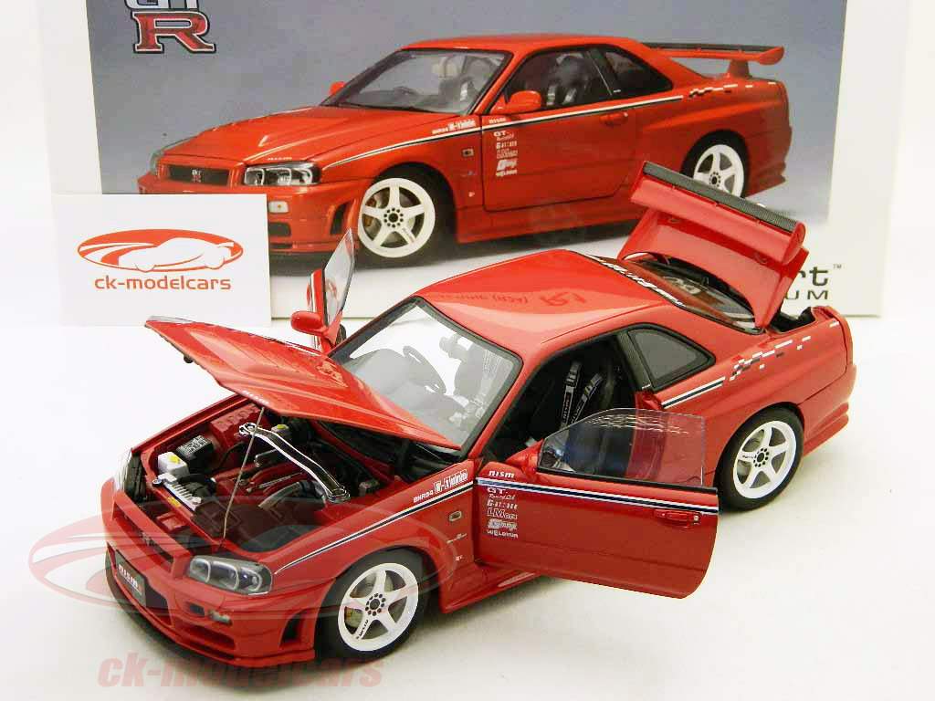 AUTOart NISSAN SKYLINE GT-R（KPGA10） 1/18 AUTOart Nissan Skyline GT-R KPGC10 Tuned Version Car