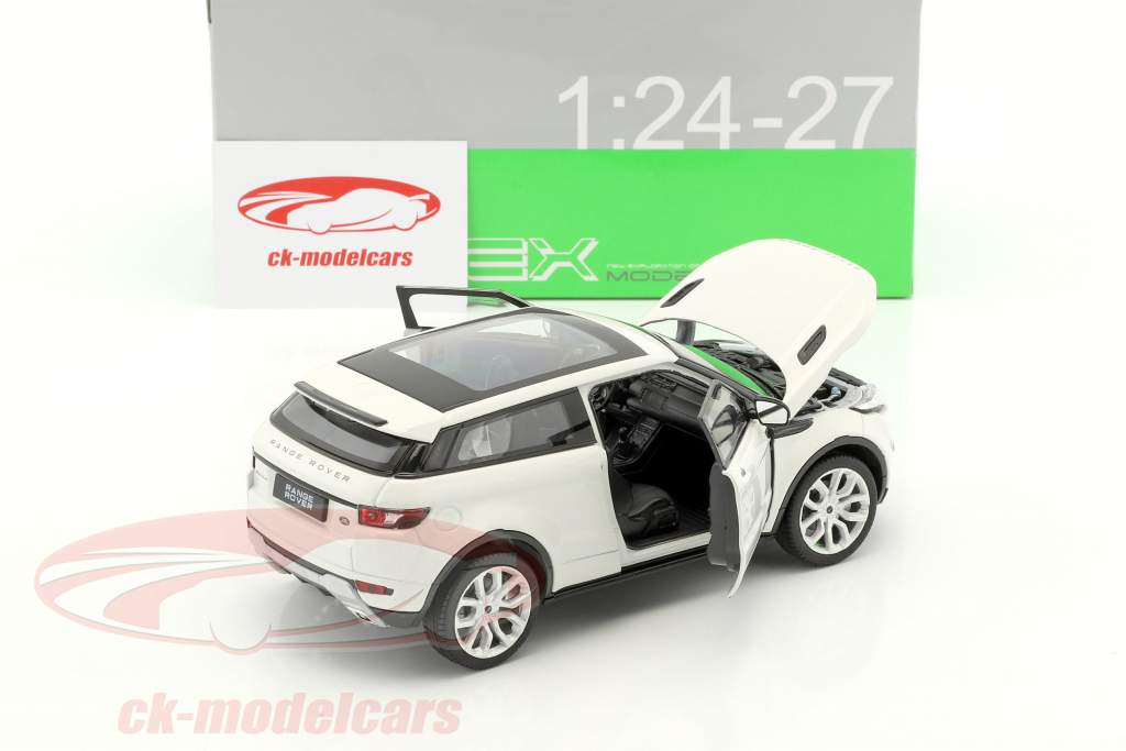 Range Rover Evoque Bouwjaar 2011 wit 1:24 Welly