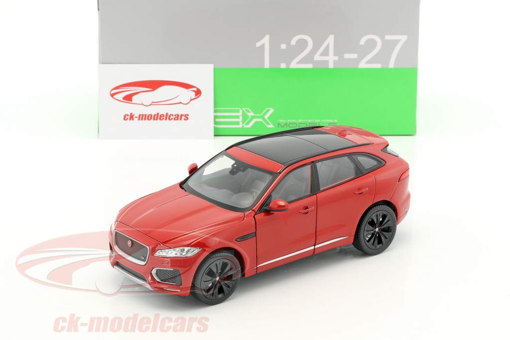 Jaguar F-Pace ano de construção 2016 vermelho 1:24 Welly