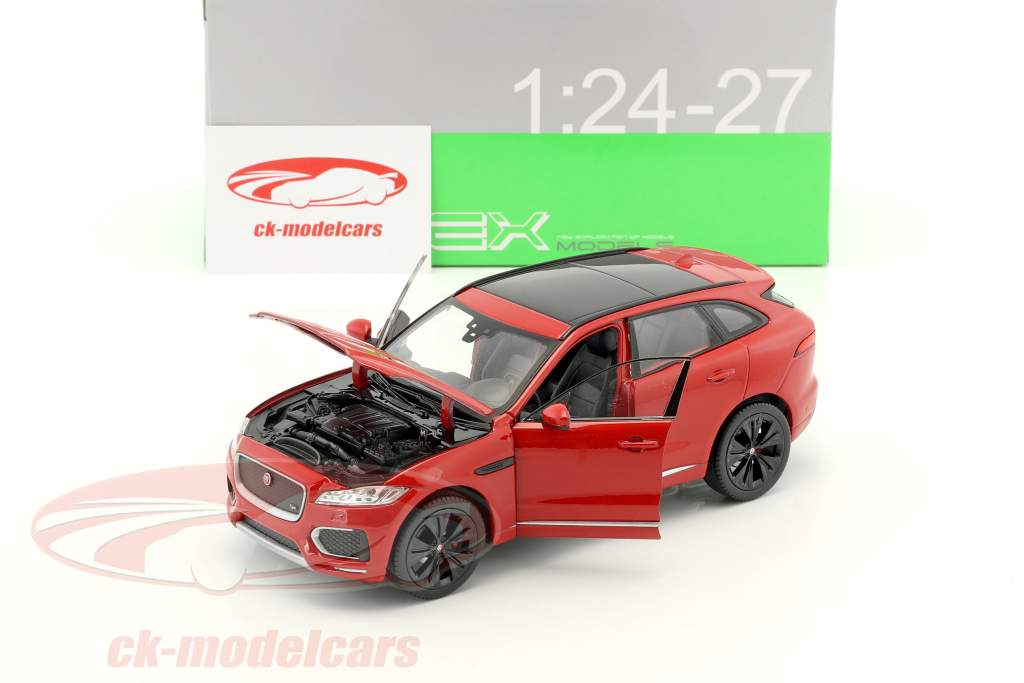 Jaguar F-Pace ano de construção 2016 vermelho 1:24 Welly