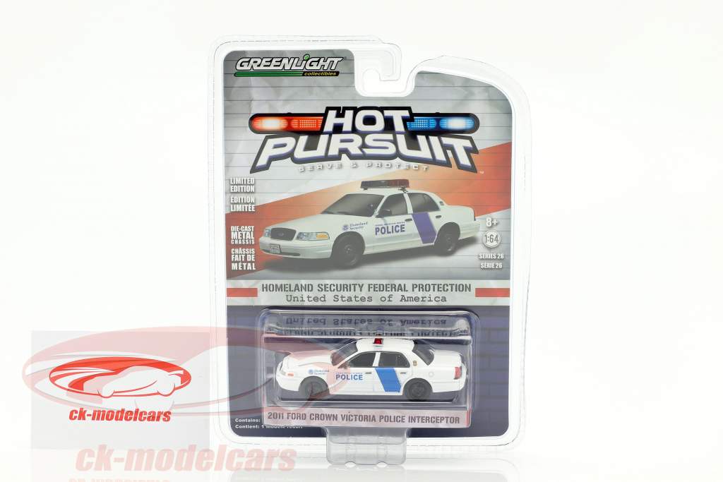 Ford Crown Victoria Police Interceptor Homeland Security 1:64 Greenlight