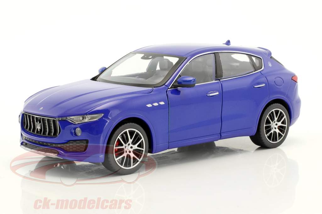 Maserati Levante año de construcción 2017 azul 1:24 Welly