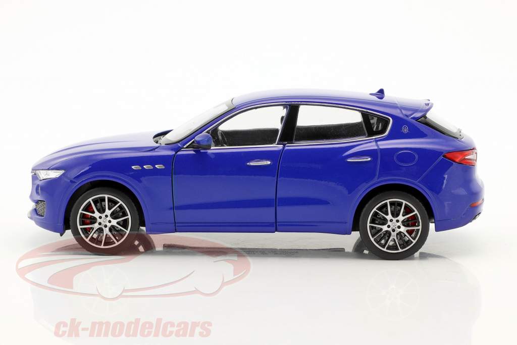 Maserati Levante año de construcción 2017 azul 1:24 Welly