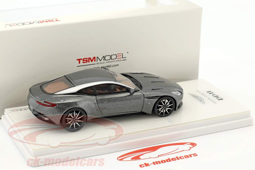Aston Martin DB11 Opførselsår 2017 magnetisk sølv 1:43 TrueScale