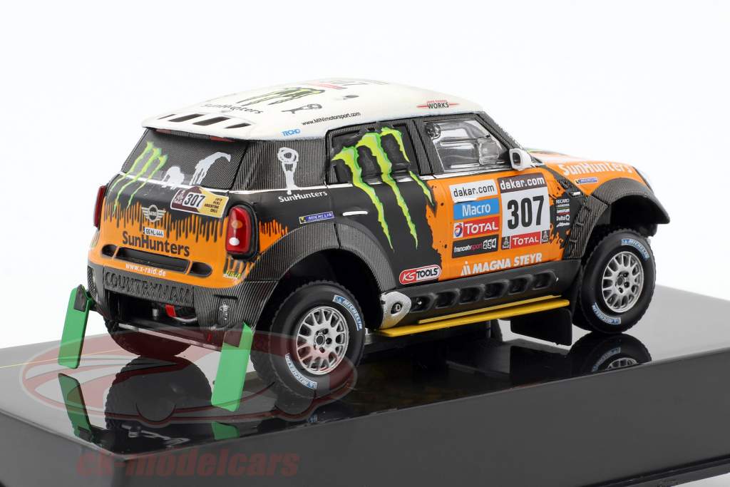 Mini All4 Racing #307 3 Rallye Dakar 2013 Novitsky, Zhiltsov 1:43 Ixo
