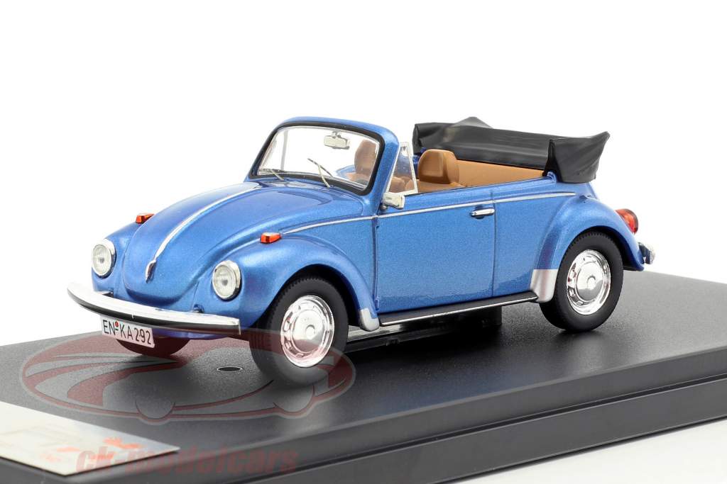 【美品】Volkswagen The Beetle Cabriolet 1/43 Premium X 1:43 Volkswagen VW beetle Cabriolet Year 1973 blue