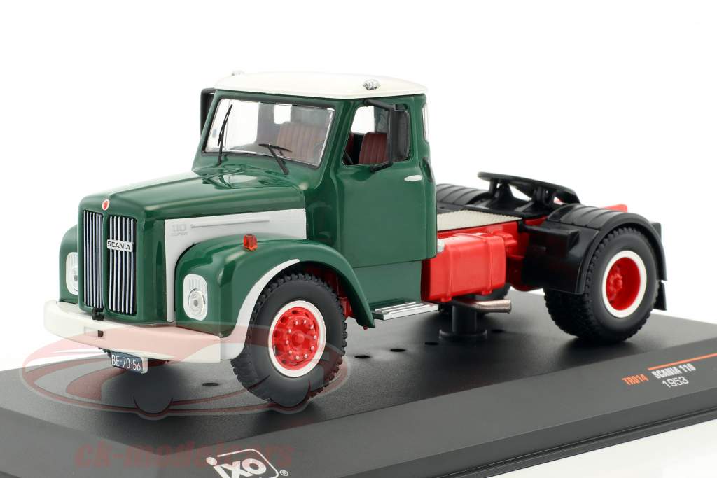 Scania 110 трактор Год постройки 1953 зеленый / белый 1:43 Ixo