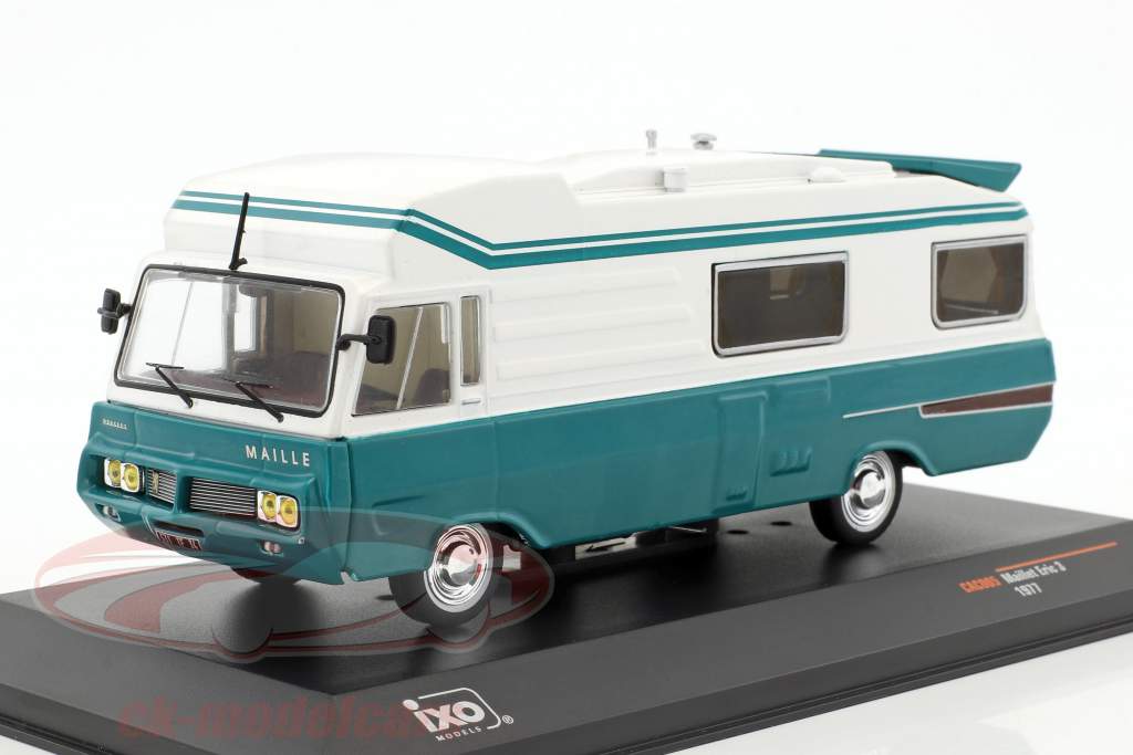 Maillet Eric 3 campista ano de construção 1977 turquesa / branco 1:43 Ixo