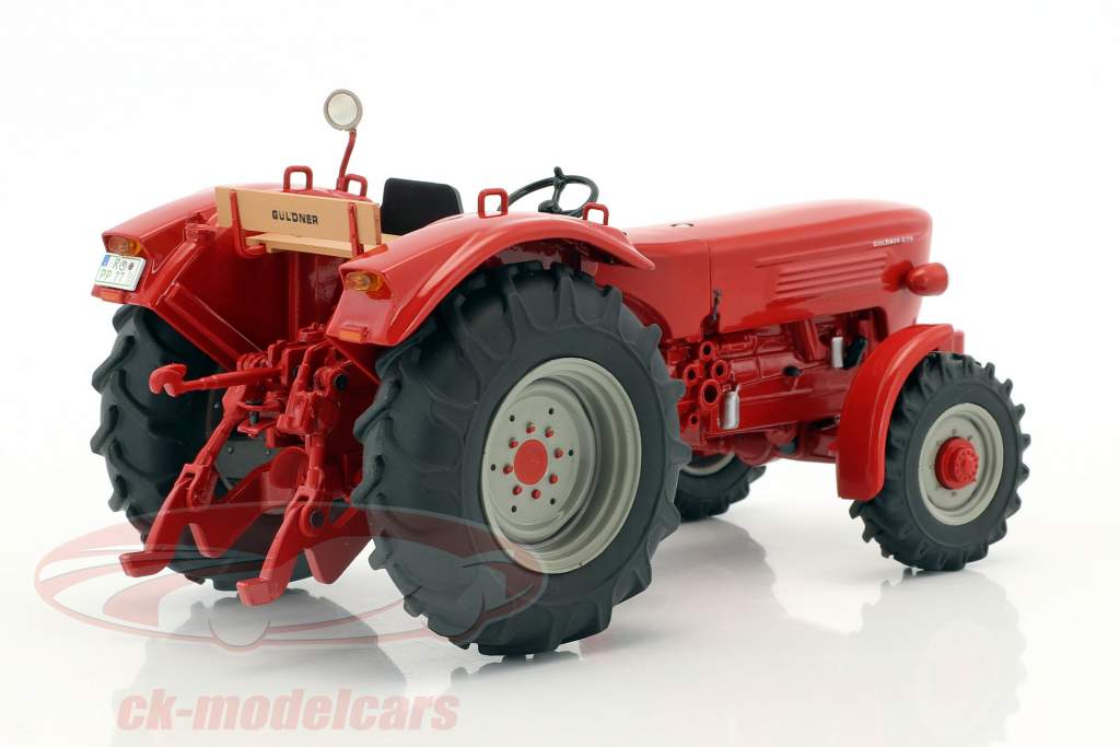 Güldner G75A トラクター とともに トレーラー 赤 / 褐色 1:32 Schuco