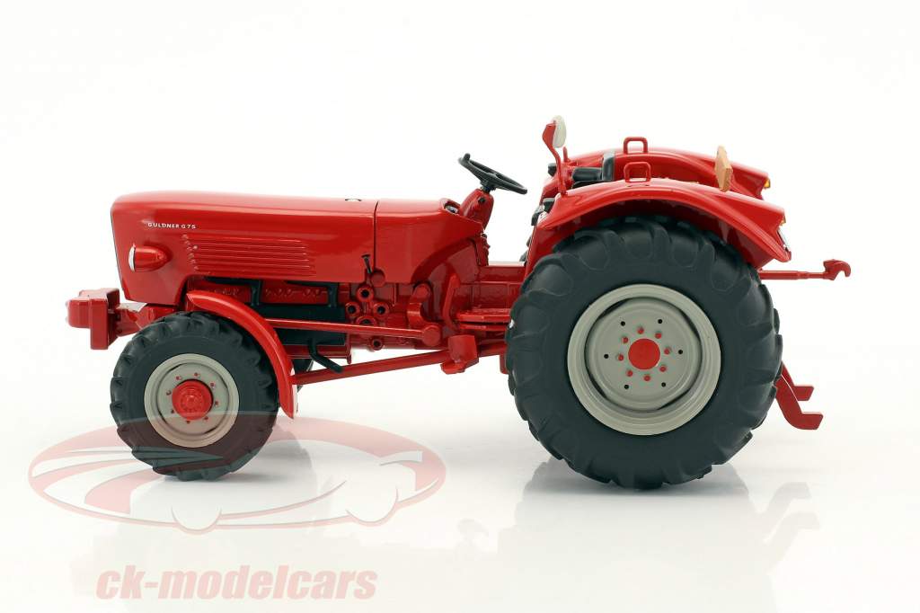 Güldner G75A tractor with trailer red / brown 1:32 Schuco