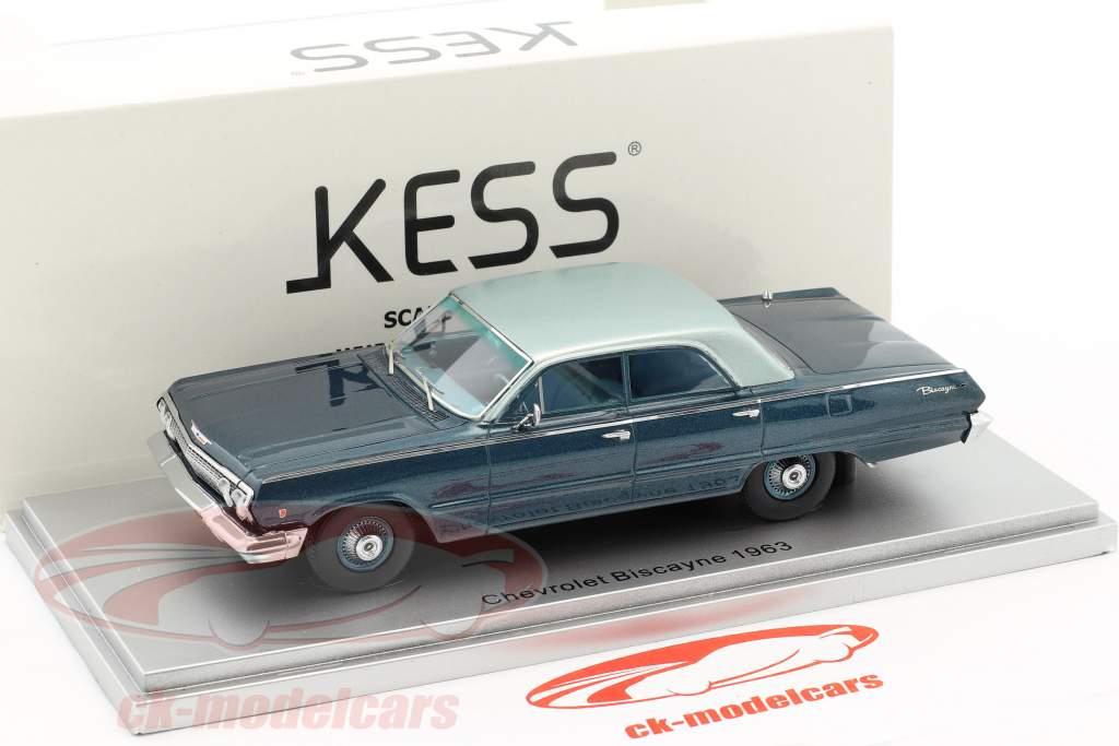 Chevrolet Biscayne année de construction 1963 bleu 1:43 KESS