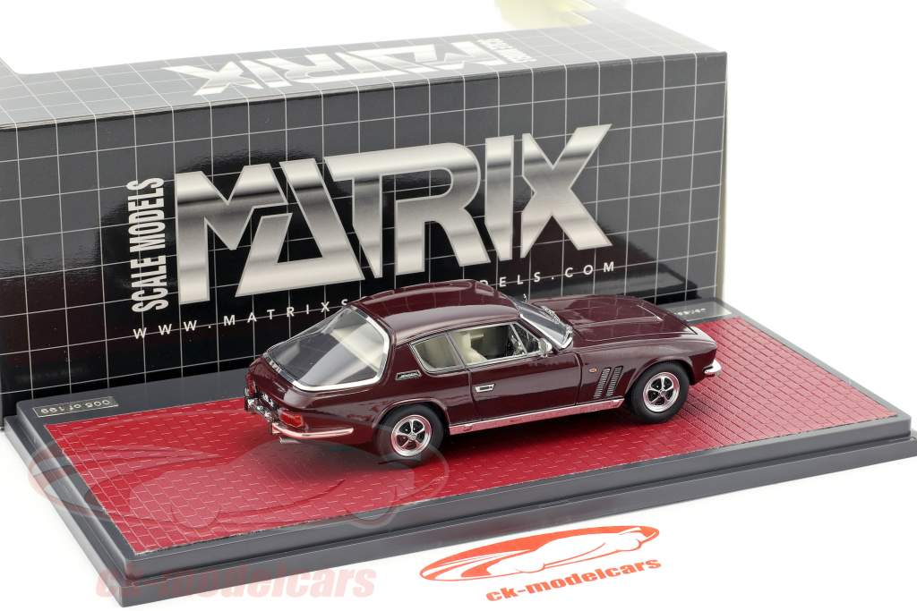 Jensen Interceptor FF Series II Opførselsår 1970 brun 1:43 Matrix
