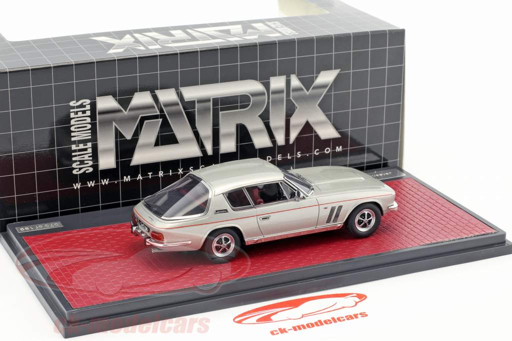 Jensen Interceptor FF Series II Baujahr 1970 silber 1:43 Matrix