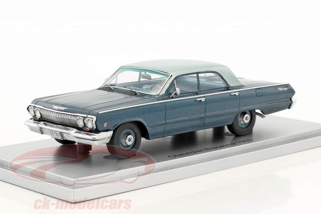 Chevrolet Biscayne année de construction 1963 bleu 1:43 KESS