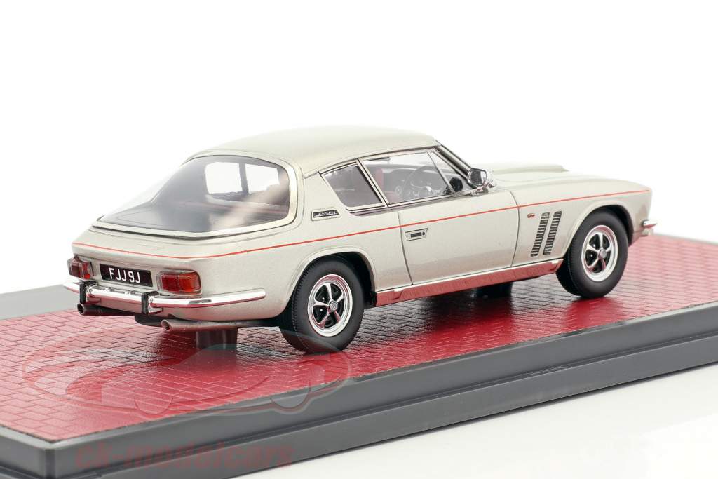 Jensen Interceptor FF Series II Baujahr 1970 silber 1:43 Matrix