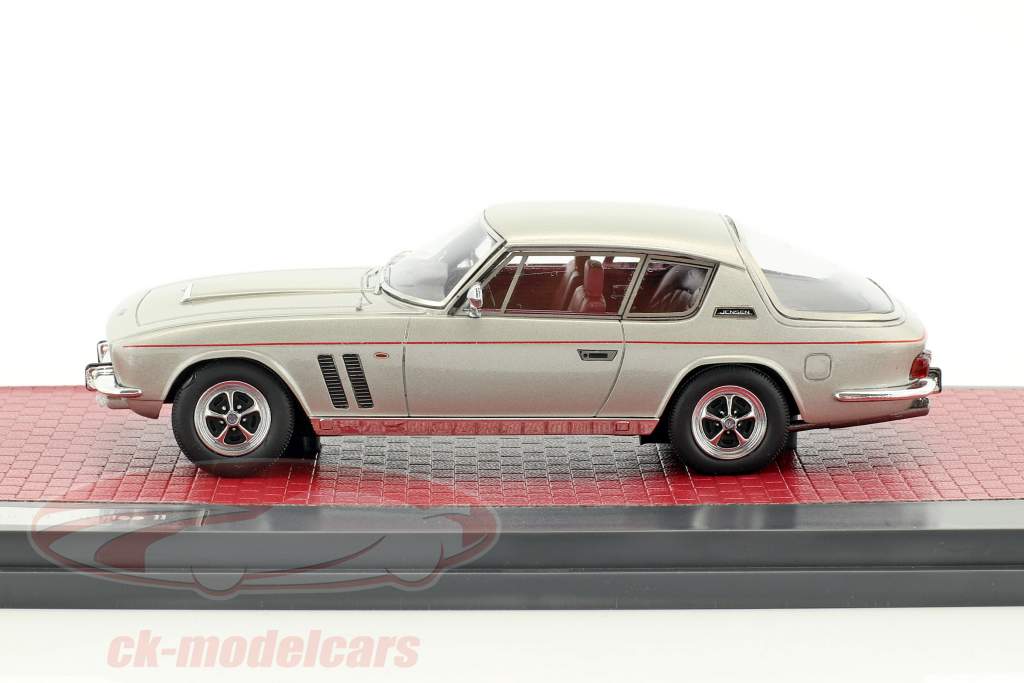 Jensen Interceptor FF Series II Baujahr 1970 silber 1:43 Matrix