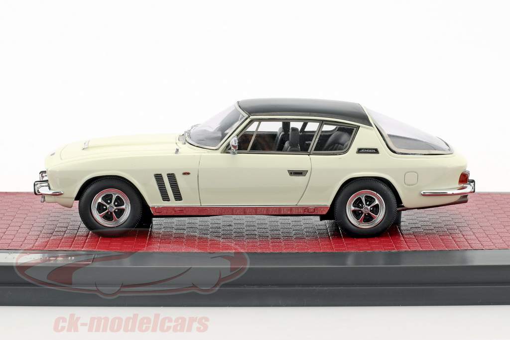 Jensen Interceptor FF Series II Bouwjaar 1970 grijs / wit 1:43 Matrix