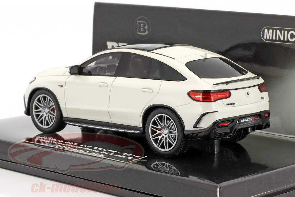 Brabus 850 4x4 coupe based on Mercedes-Benz AMG GLE 63 S year 2016 white 1:43 Minichamps